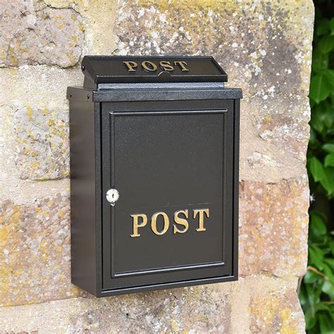 best metal post box|modern wall mounted post box.